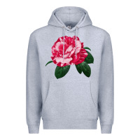 Heather Grey neil diamond rose Premium Hoodie - LillyAllenDesigns