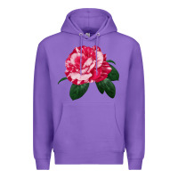 Purple neil diamond rose Premium Hoodie - LillyAllenDesigns