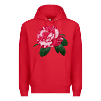 Red neil diamond rose Premium Hoodie - LillyAllenDesigns