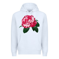 White neil diamond rose Premium Hoodie - LillyAllenDesigns
