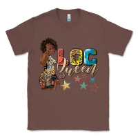 Chestnut afro woman loc queen Classic Tee - texasbilliewilder
