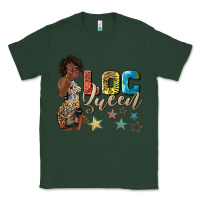 Sports Green afro woman loc queen Classic Tee - texasbilliewilder