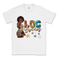 White afro woman loc queen Classic Tee - texasbilliewilder