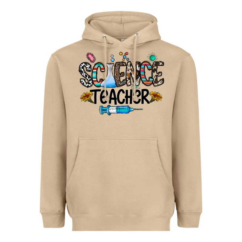 Science Teacher Heavyweight Hoodie by CowhideDigitalArt | Teevron