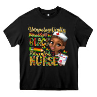 Black unapologetically pretty black educated nurse Heavy Core Tee - CowhideDigitalArt