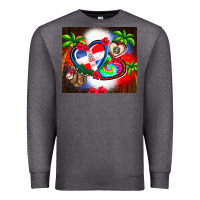 Charcoal Heather dominican republic  leopard Premium Sweatshirt - AdoDesignShop