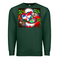 Sports Green dominican republic  leopard Premium Sweatshirt - AdoDesignShop