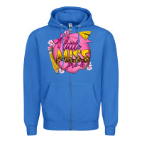True Royal little miss pre k Zipper Hoodie - texasbilliewilder