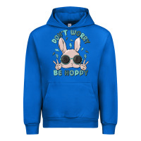 Cobalt don't worry be hoppy Urban Hoodie - MaliasSmallBusiness