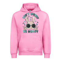 Fuchsia Pink don't worry be hoppy Urban Hoodie - MaliasSmallBusiness