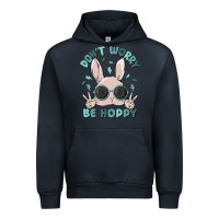 Navy don't worry be hoppy Urban Hoodie - MaliasSmallBusiness