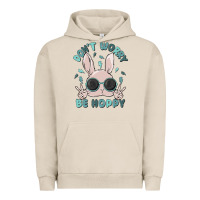 Pigment French Oak don't worry be hoppy Urban Hoodie - MaliasSmallBusiness