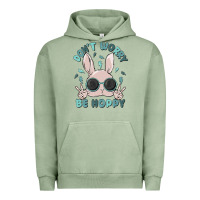 Pigment Oil Green don't worry be hoppy Urban Hoodie - MaliasSmallBusiness
