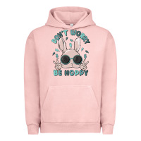 Pigment Salmon don't worry be hoppy Urban Hoodie - MaliasSmallBusiness