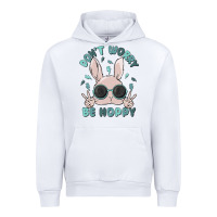 White don't worry be hoppy Urban Hoodie - MaliasSmallBusiness