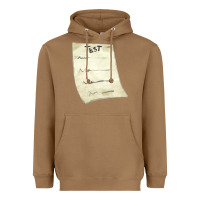 Toasted Coconut test sheet fa element Heavyweight Hoodie - FaDigitalArtStudio