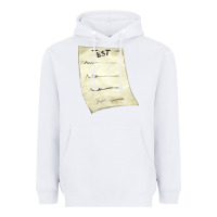White test sheet fa element Heavyweight Hoodie - FaDigitalArtStudio