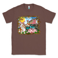 Chestnut Easter Farm Bunny And Pig Classic Tee - RanaPortraitStore