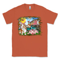 Copper Easter Farm Bunny And Pig Classic Tee - RanaPortraitStore