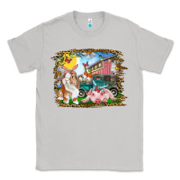 Moon Dust Easter Farm Bunny And Pig Classic Tee - RanaPortraitStore