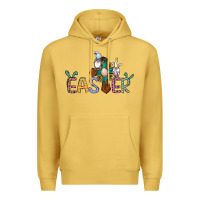 Antique Gold cross rabbit easter gnomes Premium Hoodie - Jasminsmagicworld