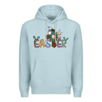 Blue Mist cross rabbit easter gnomes Premium Hoodie - Jasminsmagicworld