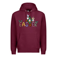 Burgundy cross rabbit easter gnomes Premium Hoodie - Jasminsmagicworld