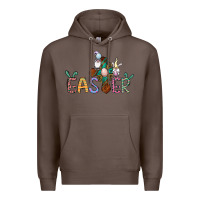 Coffee cross rabbit easter gnomes Premium Hoodie - Jasminsmagicworld