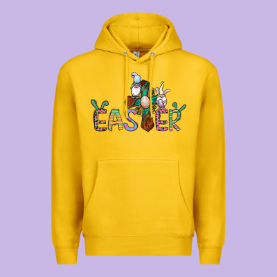 Cross Rabbit Easter Gnomes Premium Hoodie Designed By Jasminsmagicworld