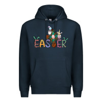 Navy cross rabbit easter gnomes Premium Hoodie - Jasminsmagicworld