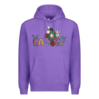 Purple cross rabbit easter gnomes Premium Hoodie - Jasminsmagicworld