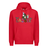 Red cross rabbit easter gnomes Premium Hoodie - Jasminsmagicworld