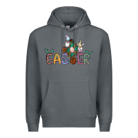 Rock cross rabbit easter gnomes Premium Hoodie - Jasminsmagicworld