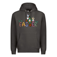 Smoke cross rabbit easter gnomes Premium Hoodie - Jasminsmagicworld
