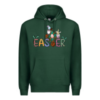 Sports Green cross rabbit easter gnomes Premium Hoodie - Jasminsmagicworld