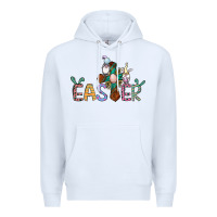 White cross rabbit easter gnomes Premium Hoodie - Jasminsmagicworld