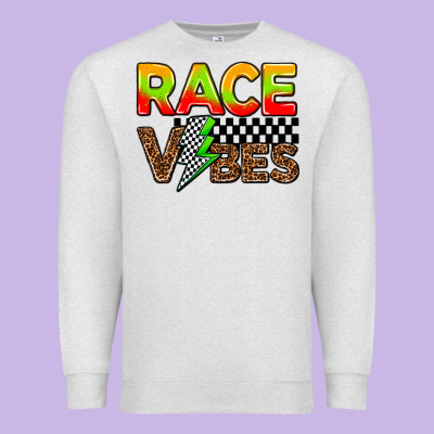 Race Vibes Premium Sweatshirt Designed By Adodesignshop