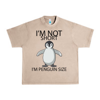 French Oak I'm Not Short I'm Penguin Size Urban Heavy Tee - Bettercallsaul