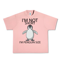 Salmon I'm Not Short I'm Penguin Size Urban Heavy Tee - Bettercallsaul