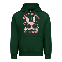 Forest Green don't worry be hoppy Urban Hoodie - MaliasSmallBusiness