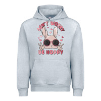Heather Grey don't worry be hoppy Urban Hoodie - MaliasSmallBusiness