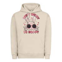 Pigment French Oak don't worry be hoppy Urban Hoodie - MaliasSmallBusiness