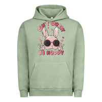 Pigment Oil Green don't worry be hoppy Urban Hoodie - MaliasSmallBusiness