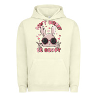 Pigment Pistachio don't worry be hoppy Urban Hoodie - MaliasSmallBusiness