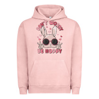 Pigment Salmon don't worry be hoppy Urban Hoodie - MaliasSmallBusiness