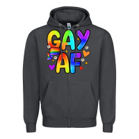 Smoke gay af Zipper Hoodie - Zillion Design Studio