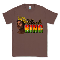 Chestnut afro man black king Classic Tee - texasbilliewilder