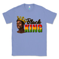 Colony Blue afro man black king Classic Tee - texasbilliewilder