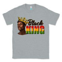 Heather Grey afro man black king Classic Tee - texasbilliewilder