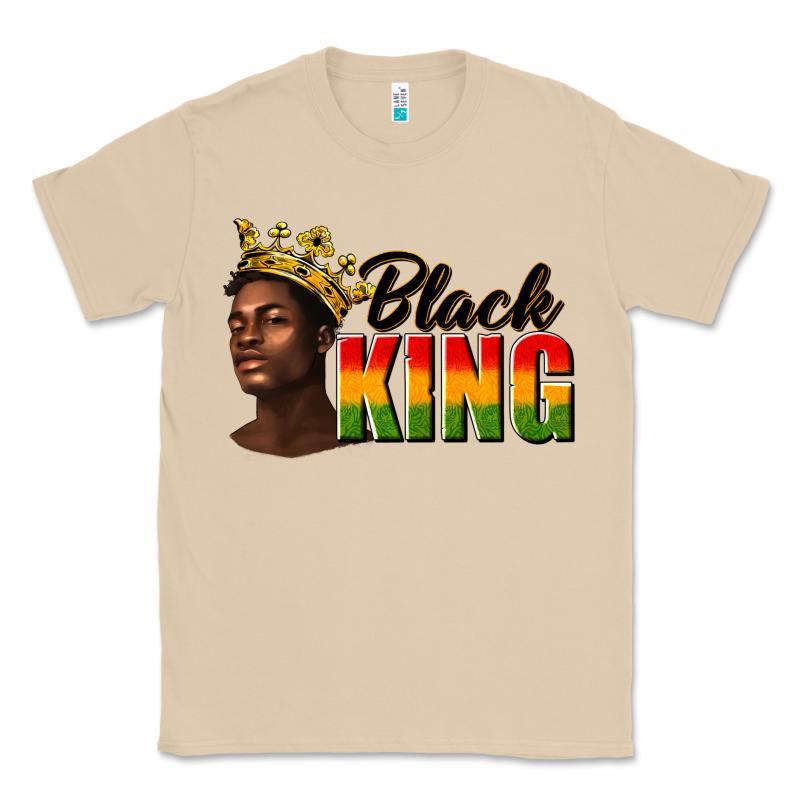 Afro Man Black King Classic Tee by texasbilliewilder | Teevron